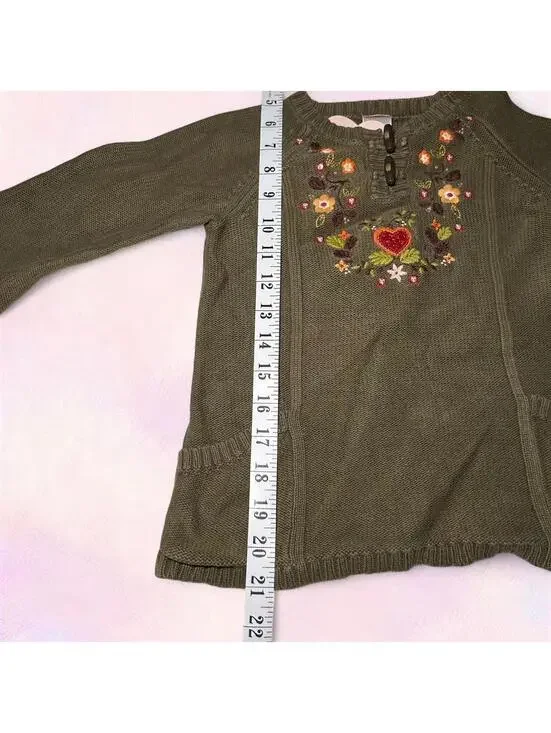 Green Cottagecore Fairycore Gymboree Children’s Top Size 5T - Picture 5 of 6